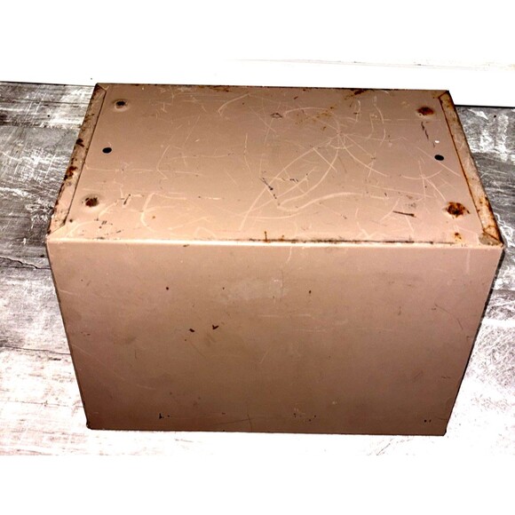 Mid-Century Storage Bin with Handles - Picture 7 of 9